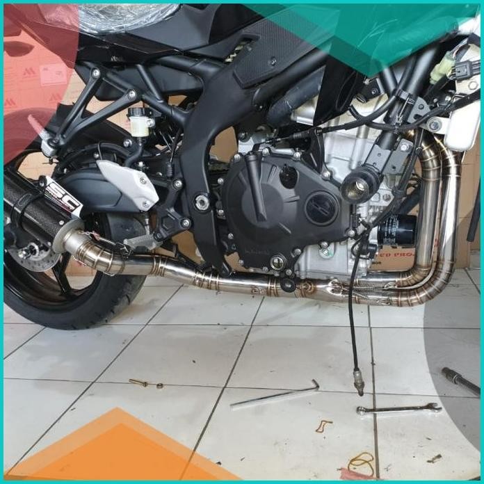 Knalpot ZX25R Carbon SC project full system Knalpot racing ZX25 R 07D3