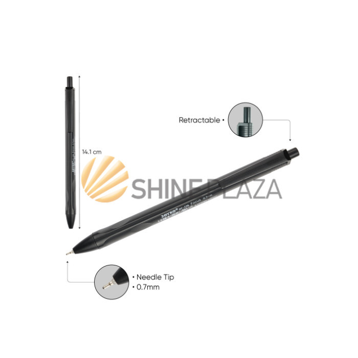 

[PACK] PULPEN JOYKO VOCUS BP-338 0.7MM - BOLPEN PENA BALL PEN HITAM 0,7 MM