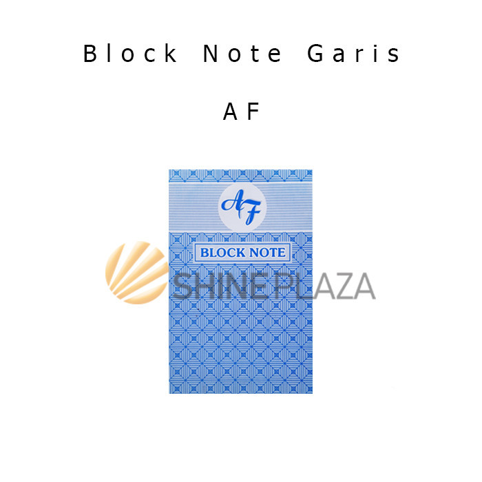 

BLOCK NOTE GARIS AF BESAR - WRITING PAD GARIS AF BESAR