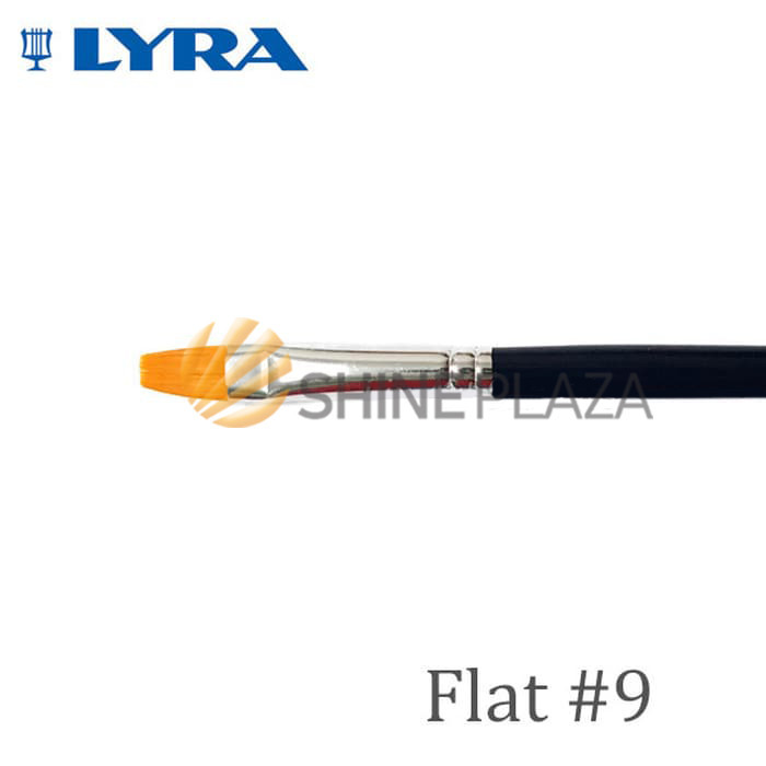 

KUAS LUKIS LYRA FLAT NO. 9 - KUAS LYRA DATAR - TAKLON ART BRUSH LYRA
