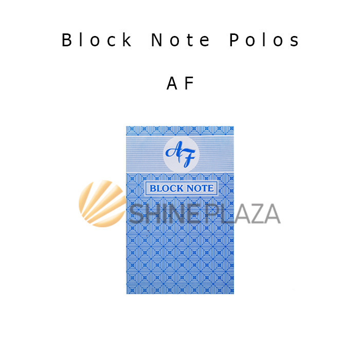 

BLOCK NOTE POLOS AF BESAR - WRITING PAD POLOS AF BESAR