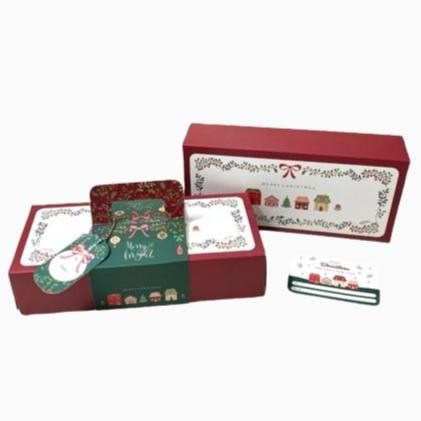 

Box Natal 22x10x5cm Dus Brownies Kue Pie Eggtart Hampers Christmas Xmas