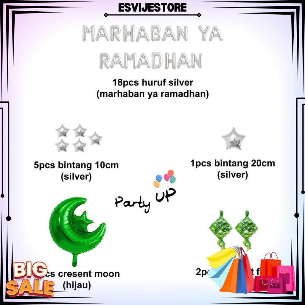[Paket Ramadan] Paket Dekorasi Marhaban Ya Ramadhan D Promo 10.10