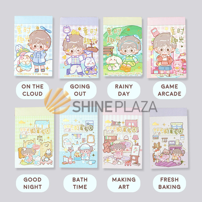 

OLLIE FUN TIME MINI STICKER BOOK - STIKER LUCU