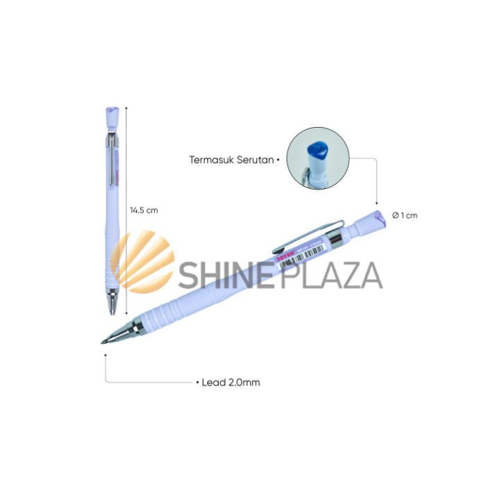 

PENSIL MEKANIK PASTEL JOYKO MP-53 2.0MM - MECHANICAL PENCIL JOYKO 2,0