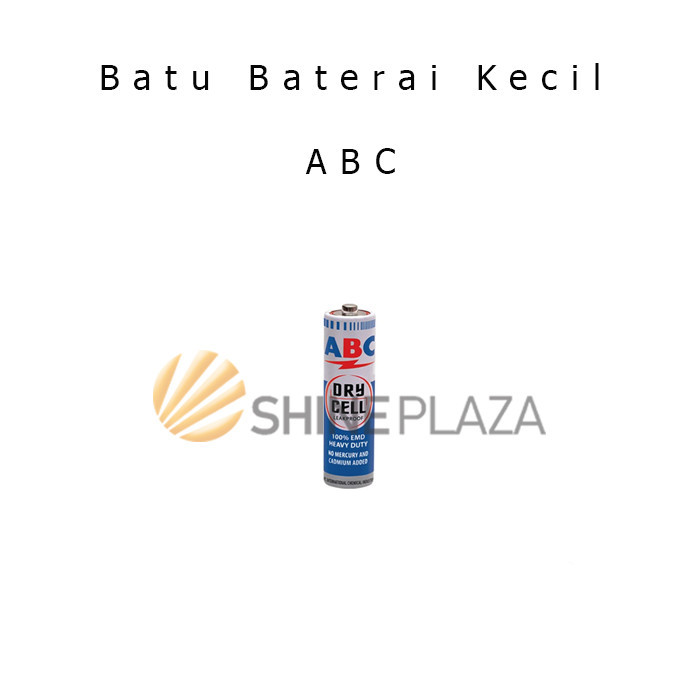 

BATU BATERAI ABC BIRU AA - BATERE ABC AA - BATERAI ABC KECIL SATUAN