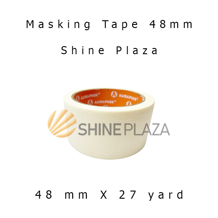 

LAKBAN ISOLASI KERTAS 2 INCH 48MM X 27 YARD - MASKING TAPE TEBAL MURAH LENGKET 48 MM