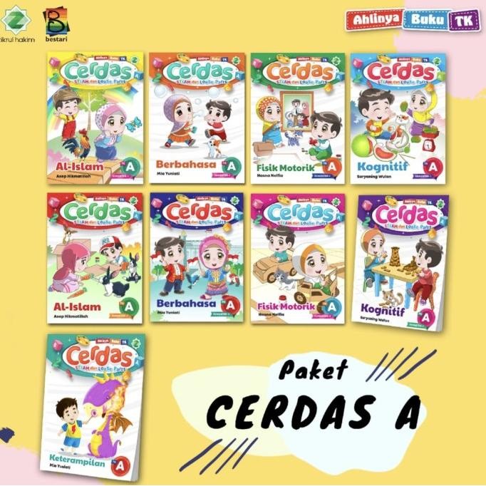 Buku Tk/Paud - Paket Buku Cerdas Steam & Loose Parts - Zikrul Hakim New