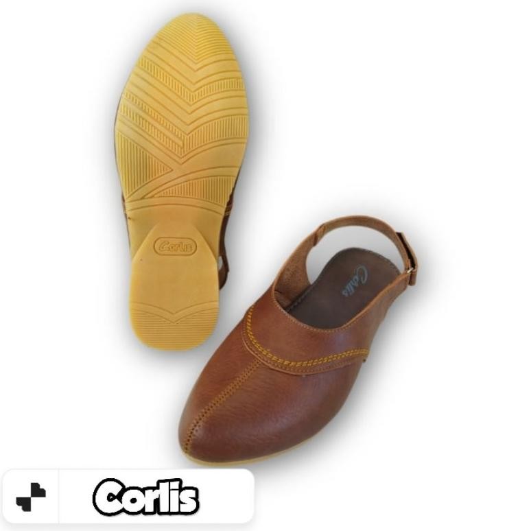 Promo Ramadhan Sandal Tutong Tali Belakang  2025 Sandal Papirut Sepatu Sandal Viral Sandal Kulit San