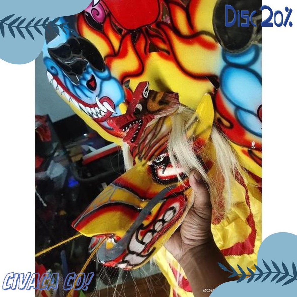 Barongan Devil Anak Naga Tumpuk 195Rb / Devil / Barongan Devil / Barongan / Baju / Kaos / Reog / Kol