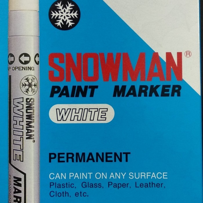 

SPIDOL PUTIH / PAINT MARKER SNOWMAN PUTIH