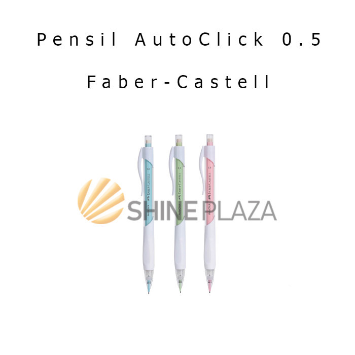 

PENSIL MEKANIK FABER CASTELL AUTO CLICK 0.5MM MECHANICAL PENCIL 0,5MM