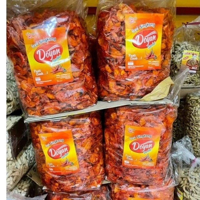 

1kg KERIPIK SINGKONG SAMBAL SINJAI jaya makmur