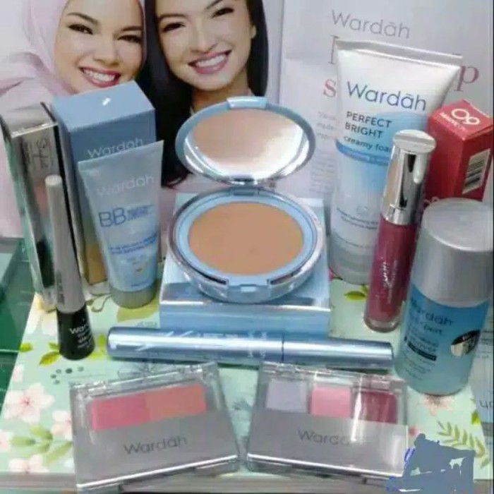 TERMURAH wardah paket seserahan/wardah paket make up/wardah palet lengkap