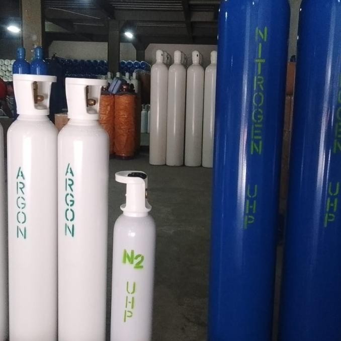 Tabung Gas Las Argon 2m3 + Isi Argon