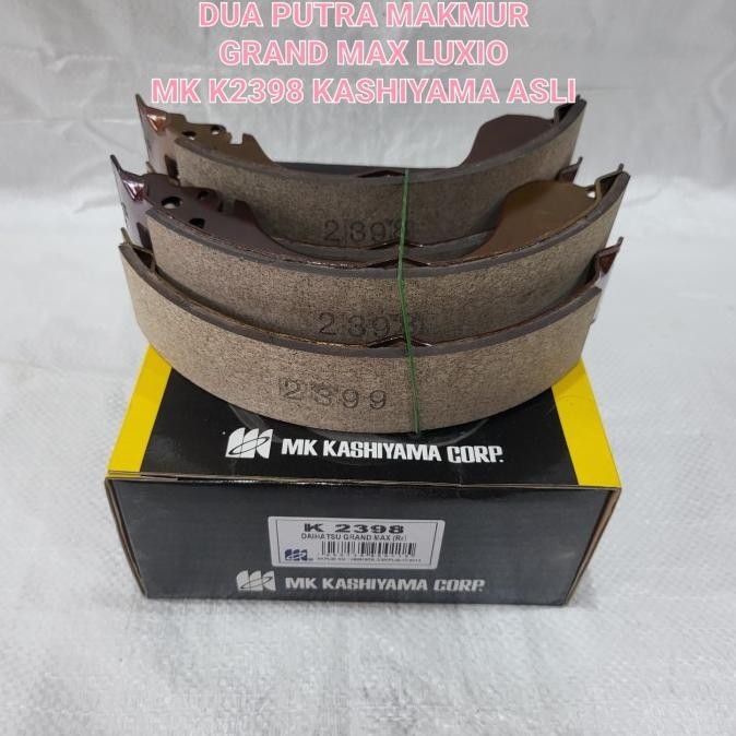 Kampas Rem Belakang Grand Max Luxio Mk Kashiyama K2398 1Set Terjamin