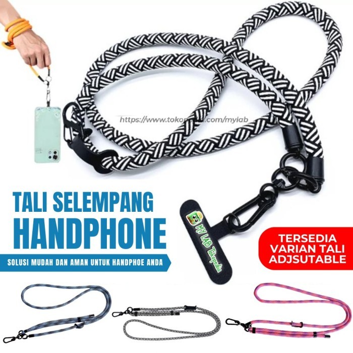 

Strap Tali Lanyard Gantung Hp Kamera Id Card Universal Panjang 120cm