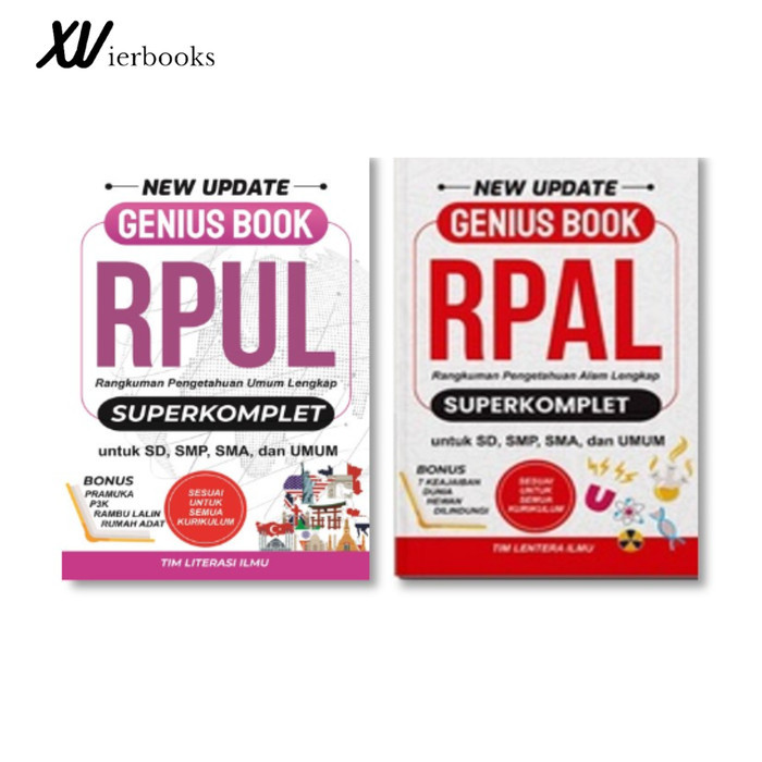 BUKU NEW UPDATE GENIUS BOOK RPUL & RPAL SUPERKOMPLET