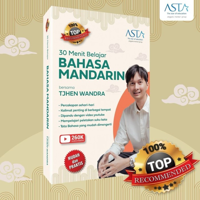 TERLARIS Buku 30 Menit Belajar Bahasa Mandarin dari Laushi Tjen Wandra