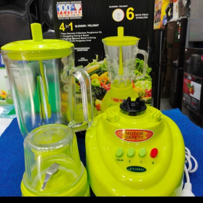 Blender Rinrei Nasional 2In1 Br 622 Br622 Kaca Br-622
