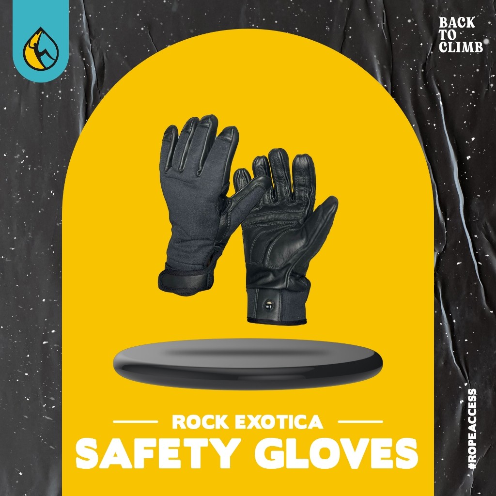 ROCK EXOTICA Fast Rope Safety Glove for Working at Height