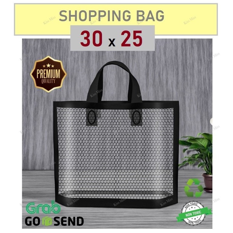 SHOPPING BAG - 30X25 - KANTONG PLASTIK - TAS KADO - GOODIE BAG