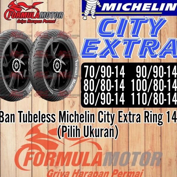 Ban Motor Chelin City Etra Ring 14 Tubeletuble Pilih Uuran