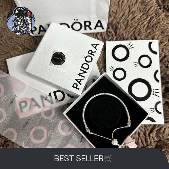 LOVE STRATCH PANDORA BRACELET GIFT SET CHARM SILVER