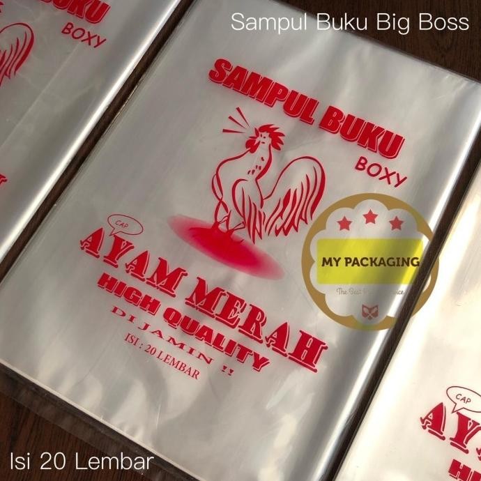 

^%^%^%^%] Sampul Buku Plastik Big Boss / Boxy - PER PAK ISI 20 LEMBAR