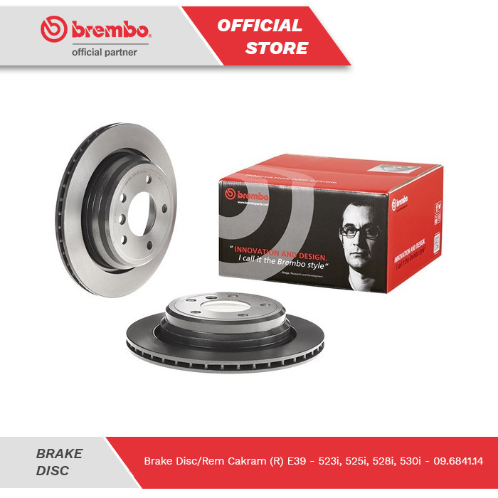 TERLARIS Brake Disc/Rem Cakram Brembo (R) E39 - 523i, 525i, 528i - 09.6841.14