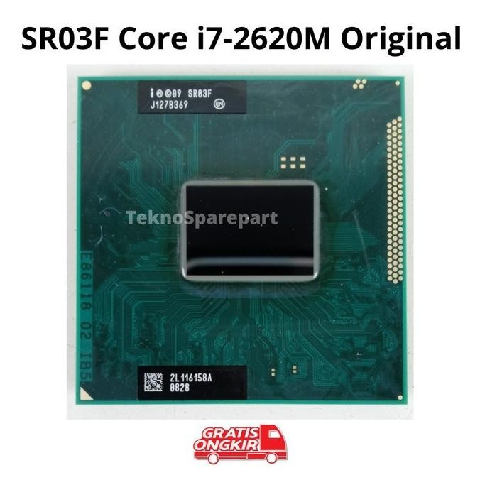 CPU Laptop Intel Core i7-2620M SR03F Sandy Bridge Gen2 Gen 2 rPGA988B