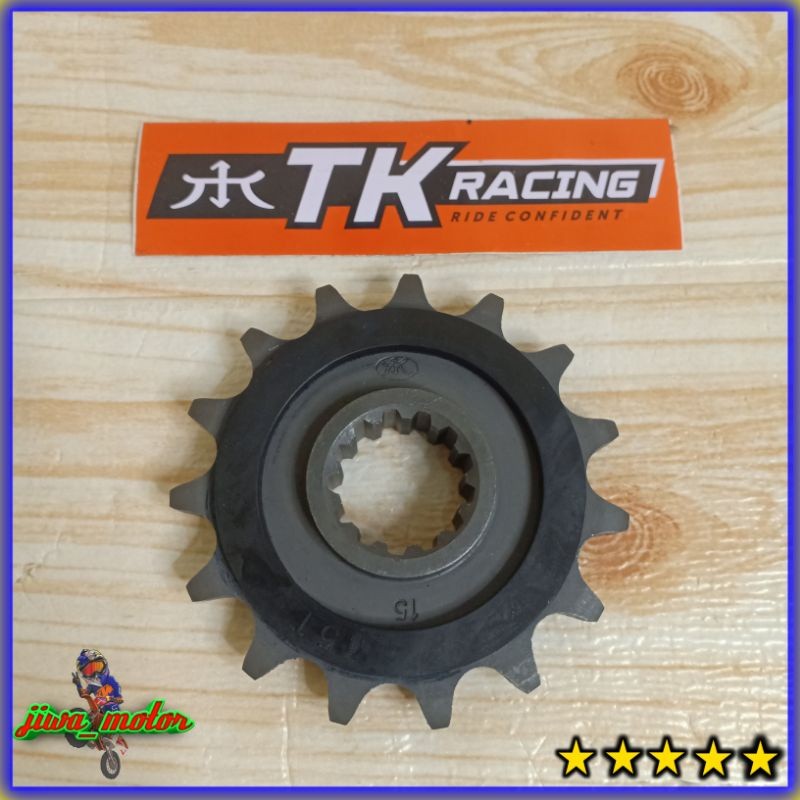 gear set CBR 250 RR TK racing rantai SSS 520HSB merah dan biru original