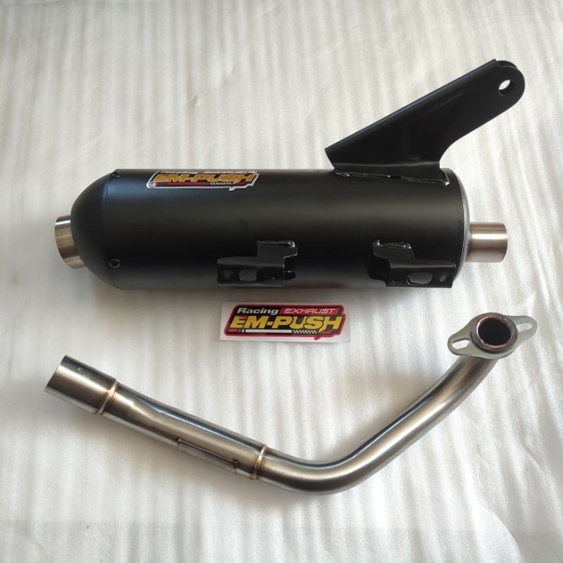KNALPOT EMPUSH RACING EXHAUST KONDOMAN BEAT SCOOPY KARBU ESP FI