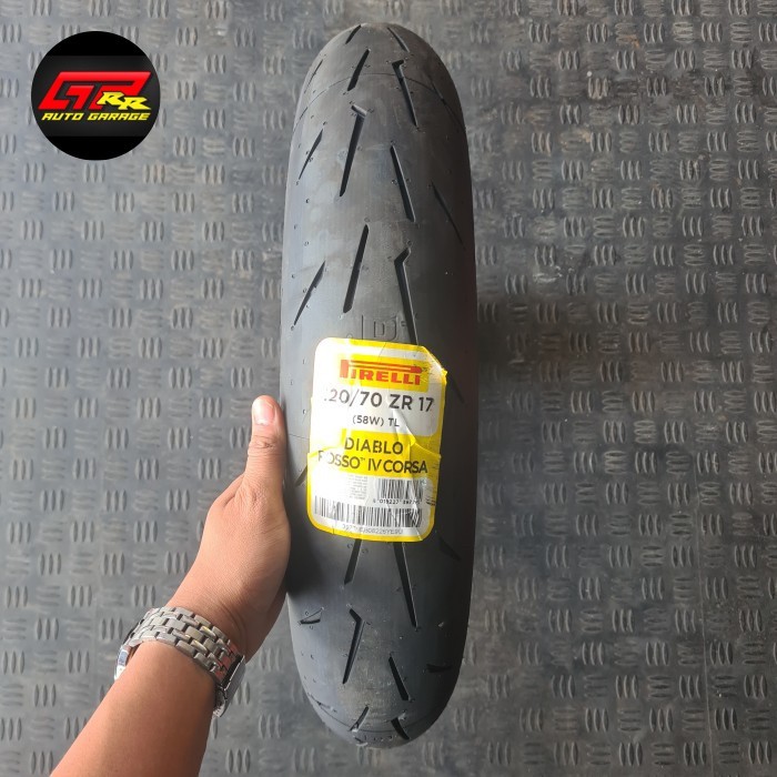 Ban Pirelli Diablo Rosso Corsa Iv 4 Corsa 120/70-17 Zx25R Zx6R Zx10R #Gratisongkir #Sale #Discount