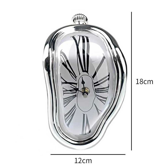 Langsung Checkout Jam Dinding Jam Meja Model Leleh Salvador Dali Melted Clock Surrealis