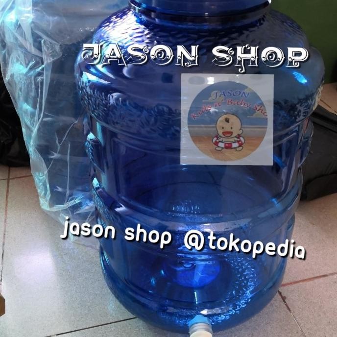 Galon air minum +kran 20 liter/Botol galon air+kran 20 liter/Galon air