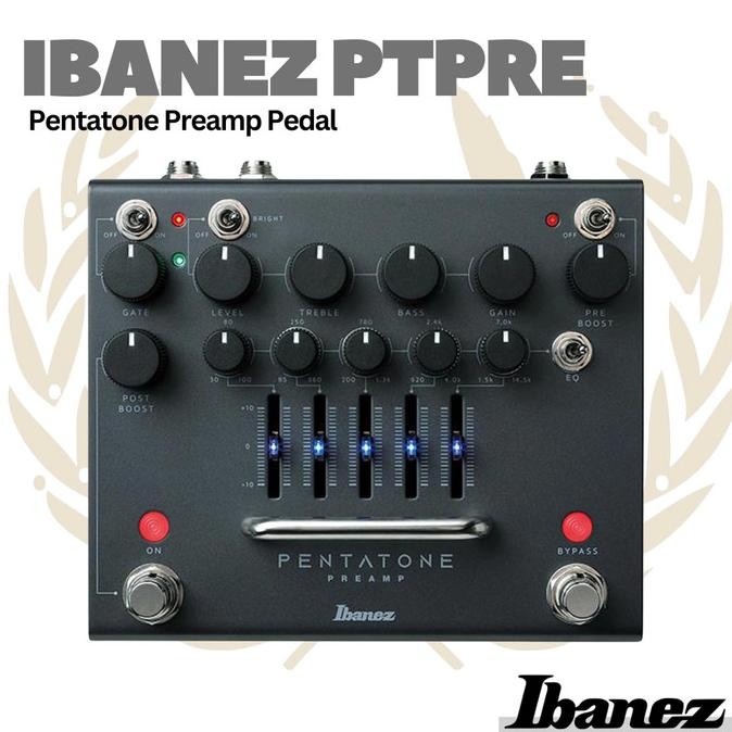 Ibanez PTPRE Pentatone Preamp Pedal Guitar Effect - Efek Gitar