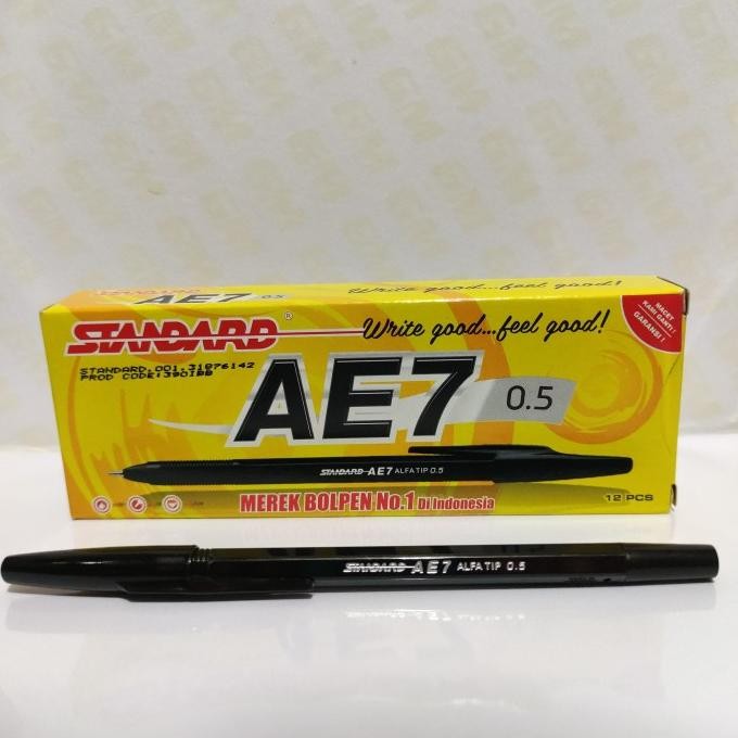 

Produk Baru!! Pulpen Standard AE7 0.5 hitam