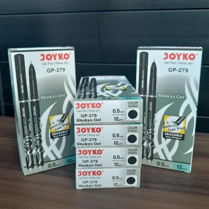 

Produk Baru!! Pulpen Joyco BISA DIHAPUS / Erasable GEL PEN GP 279 Per Pack isi 12 pc
