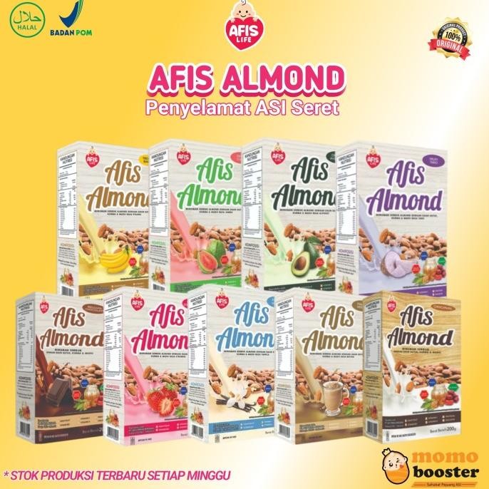 

afis asi booster susu almond daun katuk kurma madu termurah