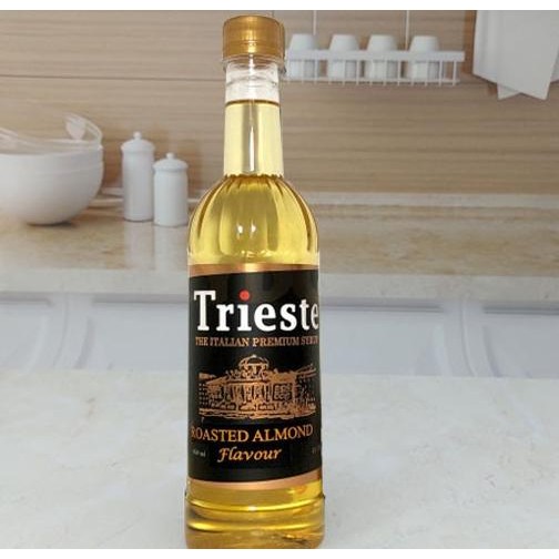 

trieste syrup roasted almond 650 ml - sirup roasted almond termurah