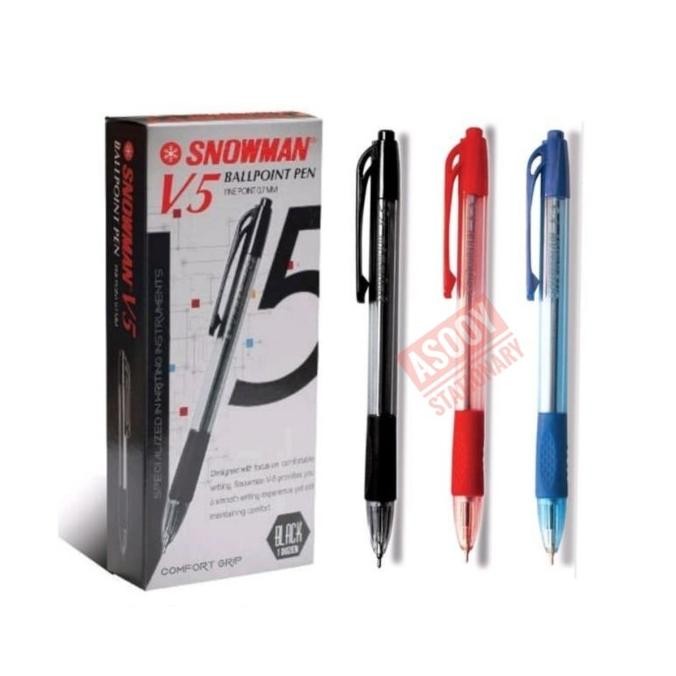 

Produk Baru!! Pulpen Snowman V5 (12 buah)