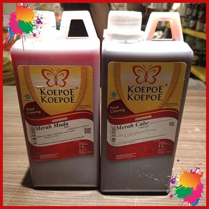 

(LJG) PEWARNA KOEPOE KOEPOE MERAH MUDA /MERAH CABE