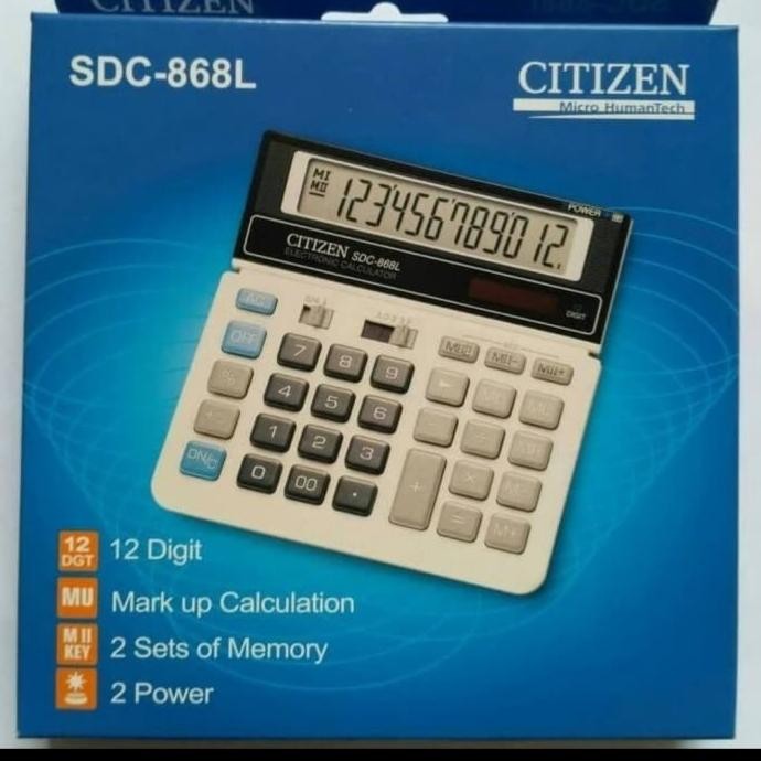 

m-4 calculator citizen sdc 868l 12 digit kalkulator Viral
