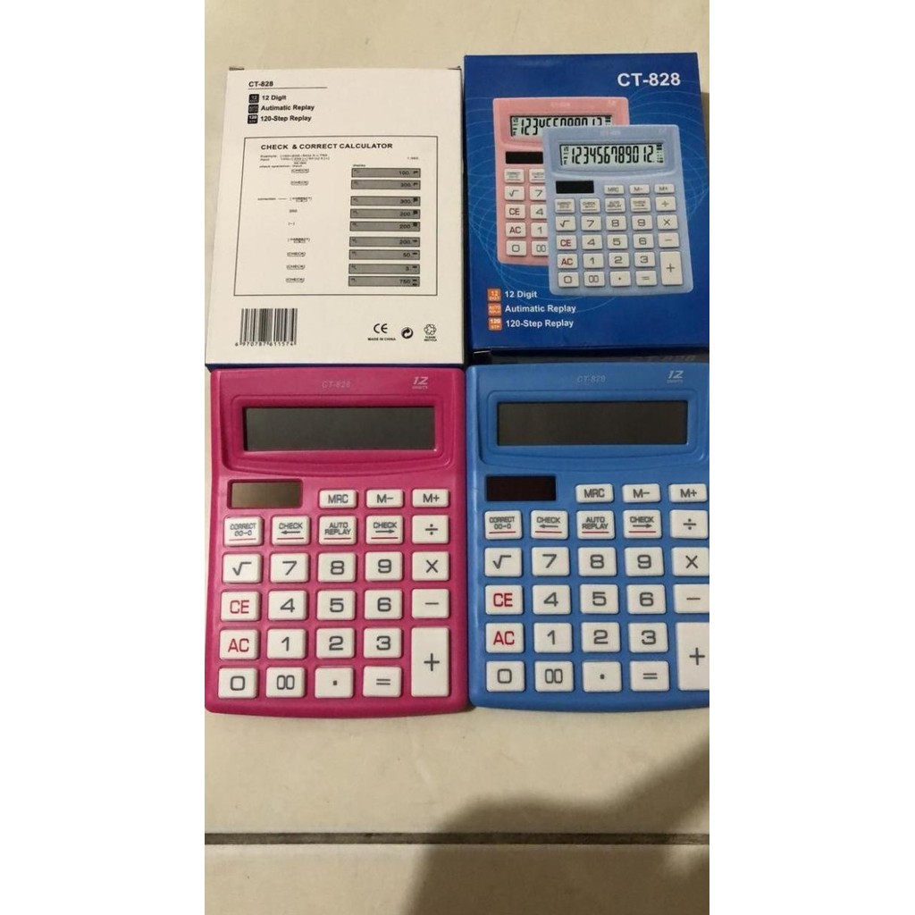 

uk-75 Kalkulator CT 828 / Calculator CT-828 / Alat Hitung Original