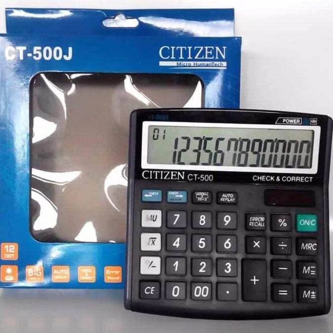

tre-57 kalkulator citizen ct 500 J Berkualitas