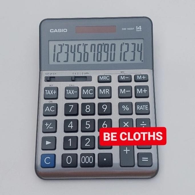 

Un04 Casio DM-1400B Kalkulator 14 Digits Original