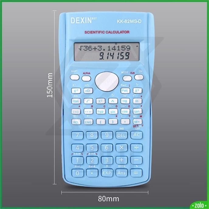 

uj-32 [zolo] DEXIN Kalkulator Sekolah Scientific Calculator 240 Function Terlaris
