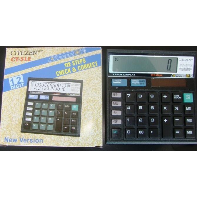 

re-65 Kalkulator CITI'IZEN CT 512 Original
