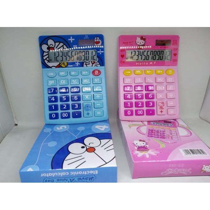 

hg-24 Kalkulator Karakter Calculator Character Motif Kartun Hemat